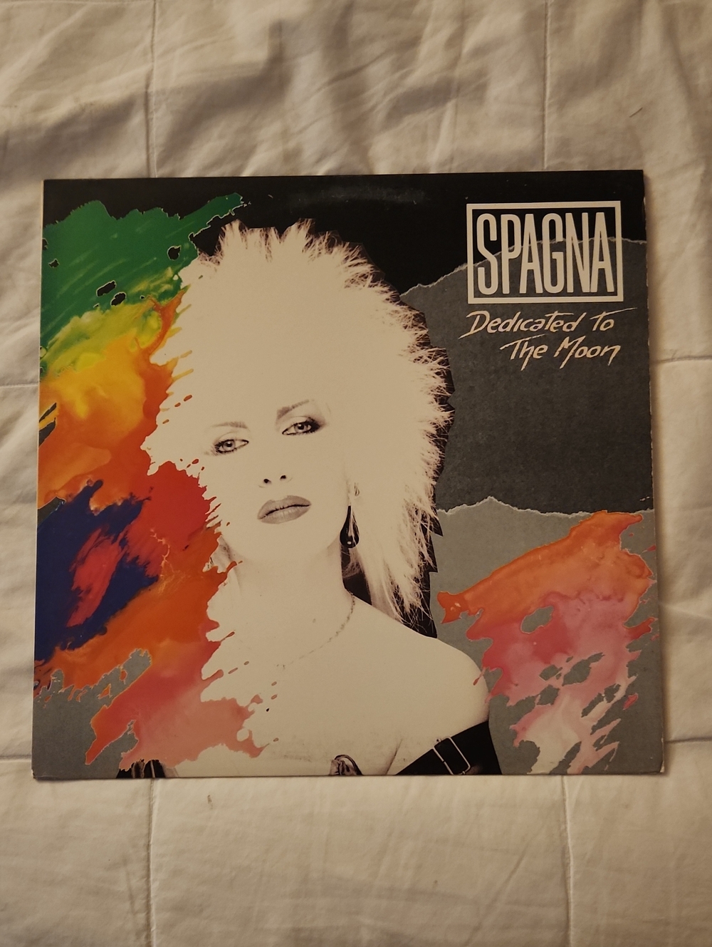 SPAGNA: 'Dedicated to The Moon' Vintage Vinyl -- RARE GEM DJ COPY UNPLAYED! Best